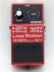 BOSS Guitar Pedal RC-1 LOOP STATION w/ 2 Cords